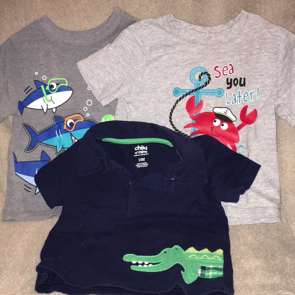 4/$10 Lot of three t shirts
